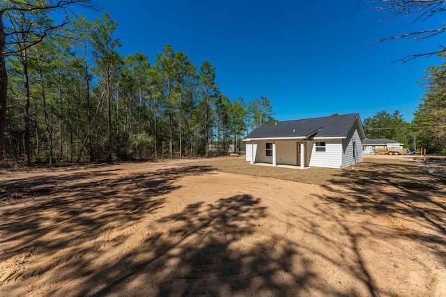 view of back of property