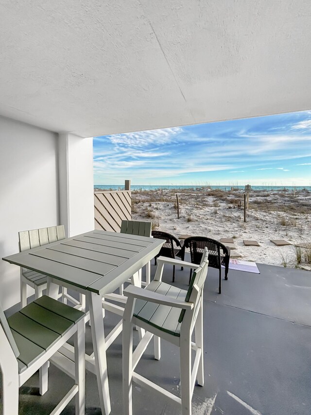 view of patio / terrace featuring outdoor dining space