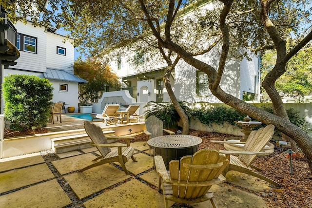 95 Rosemary Ave, Rosemary Beach, FL 32461 - view of patio / terrace with a fenced in pool and fence