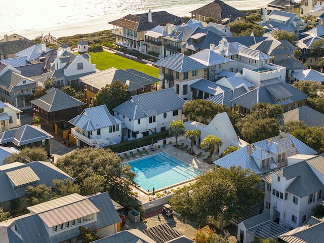 95 Rosemary Ave, Rosemary Beach, FL 32461 - bird's eye view with a residential view
