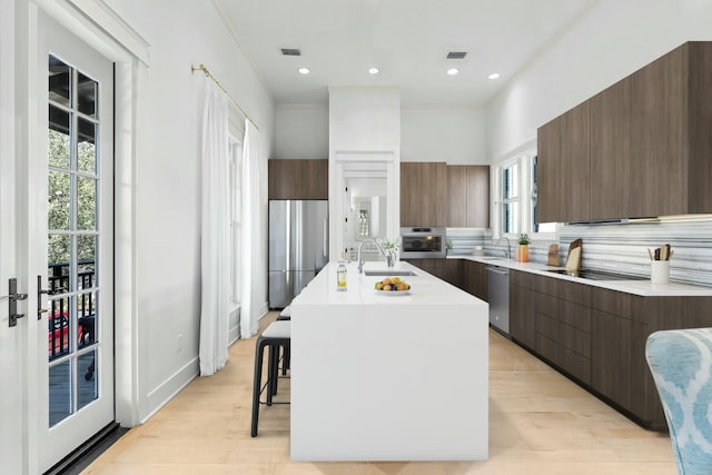 95 Rosemary Ave, Rosemary Beach, FL 32461 - kitchen with a sink, modern cabinets, and stainless steel appliances