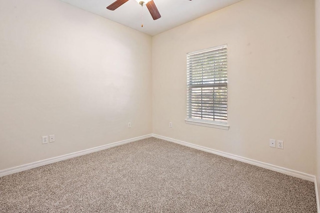 132 Lonnie Jack Dr, Crestview, FL 32536 - carpeted spare room featuring baseboards and a ceiling fan