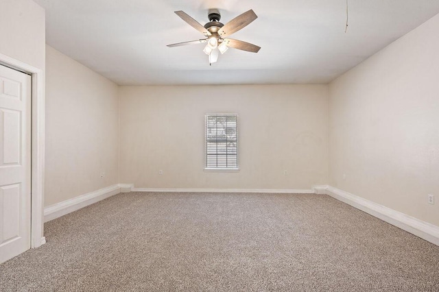 132 Lonnie Jack Dr, Crestview, FL 32536 - carpeted spare room featuring baseboards and a ceiling fan