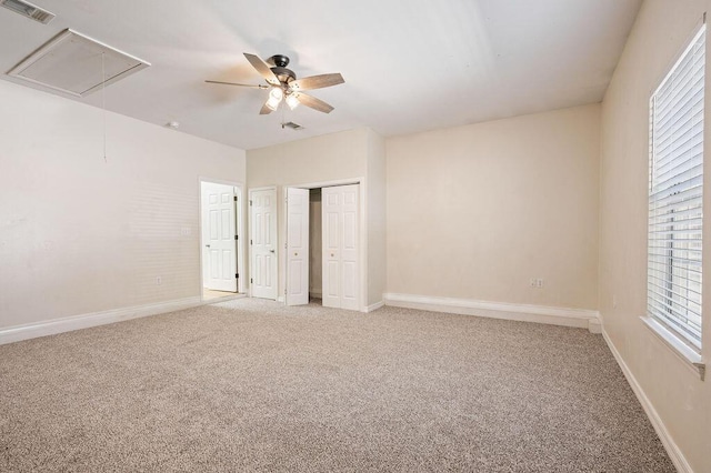 132 Lonnie Jack Dr, Crestview, FL 32536 - unfurnished bedroom with attic access, baseboards, visible vents, and light carpet