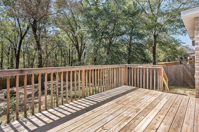 132 Lonnie Jack Dr, Crestview, FL 32536 - wooden terrace with fence