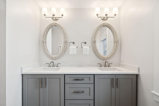 254 E Yacht Pond Ln, Watersound, FL 32461 - bathroom with double vanity and a sink