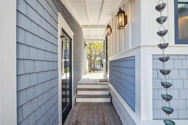 254 E Yacht Pond Ln, Watersound, FL 32461 - doorway to property featuring covered porch