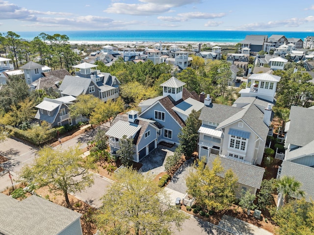 254 E Yacht Pond Ln, Watersound, FL 32461 - birds eye view of property with a residential view, a water view, and a beach view