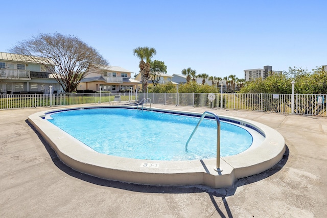 pool with fence