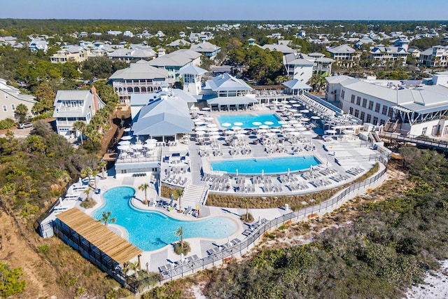 11 Dandelion Dr, Santa Rosa Beach, FL 32459 - bird's eye view of a pool