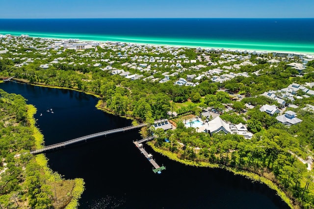 11 Dandelion Dr, Santa Rosa Beach, FL 32459 - aerial view of property and surrounding area with a nearby body of water and nearby suburban area
