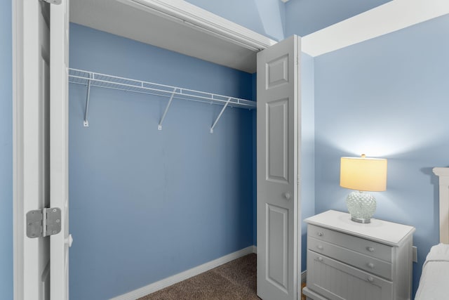 view of closet