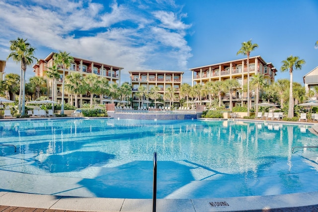 view of community pool