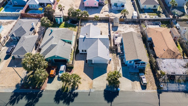 birds eye view of property featuring a residential view