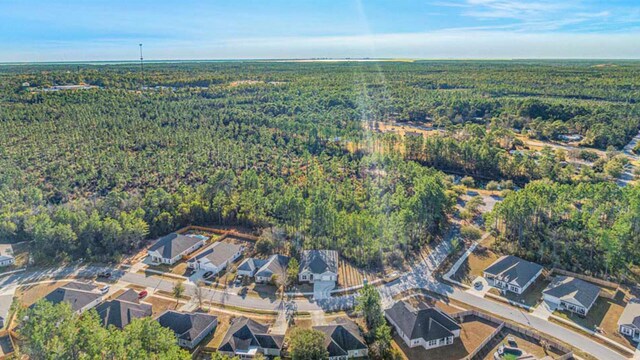 217 Eunola Ln, Freeport, FL 32439 - birds eye view of property with a residential view and a view of trees