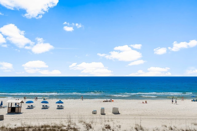 water view featuring a view of the beach