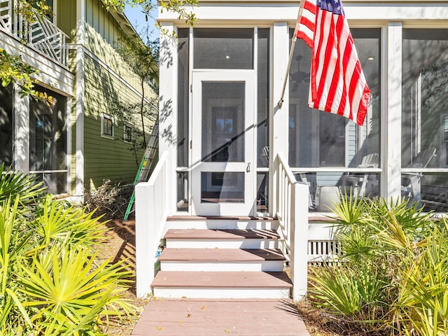 view of entrance to property