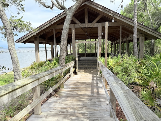 379 Whitman Way, Freeport, FL 32439 - dock featuring a water view
