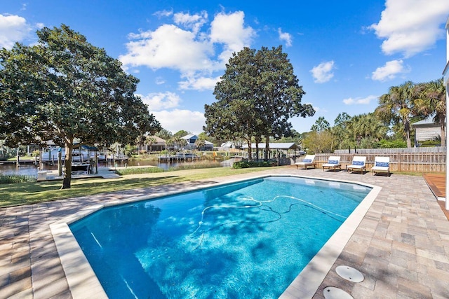 4077 N Indian Byu, Destin, FL 32541 - view of pool featuring a patio area and a water view