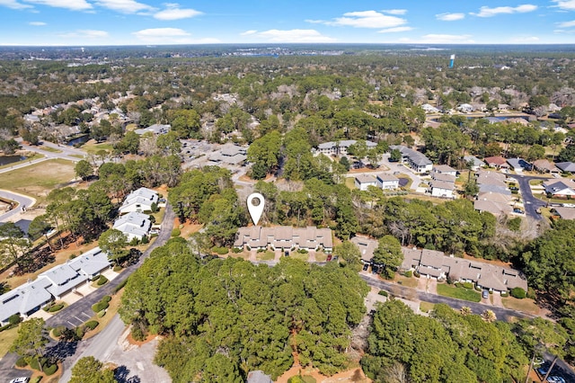 aerial view featuring a residential view