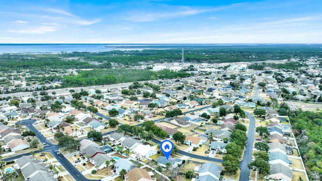 birds eye view of property featuring a residential view