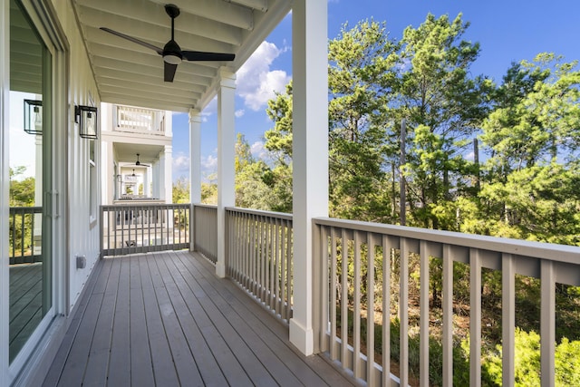 view of deck