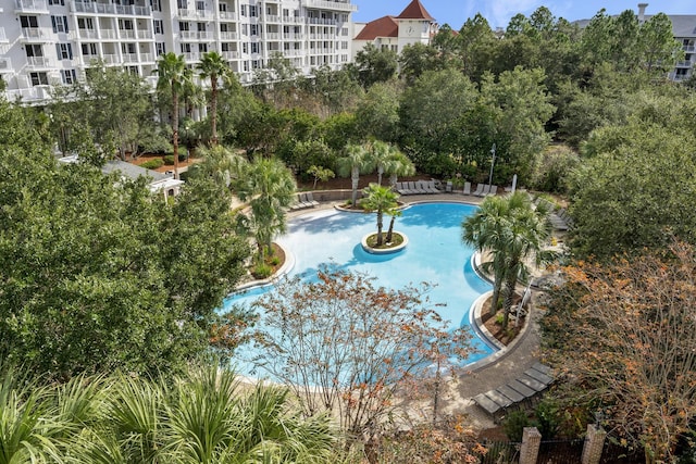 view of community pool