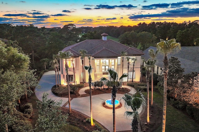 2940 Pine Valley Dr, Miramar Beach, FL 32550 - view of playground at dusk