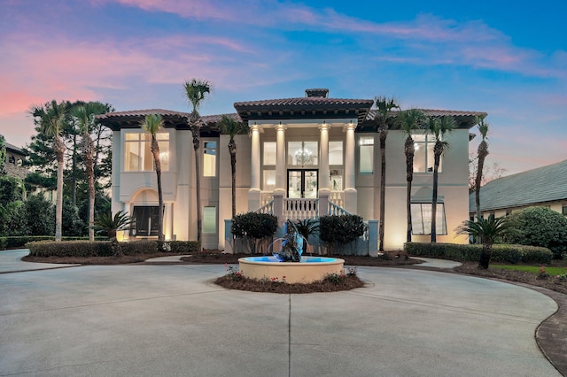 2940 Pine Valley Dr, Miramar Beach, FL 32550 - view of property featuring curved driveway