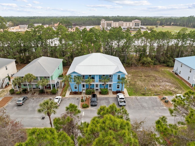view from above of property