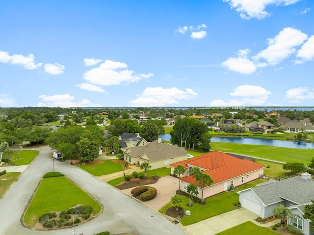 114 Golf Dr, Panama City Beach, FL 32408 - aerial perspective of suburban area with a nearby body of water