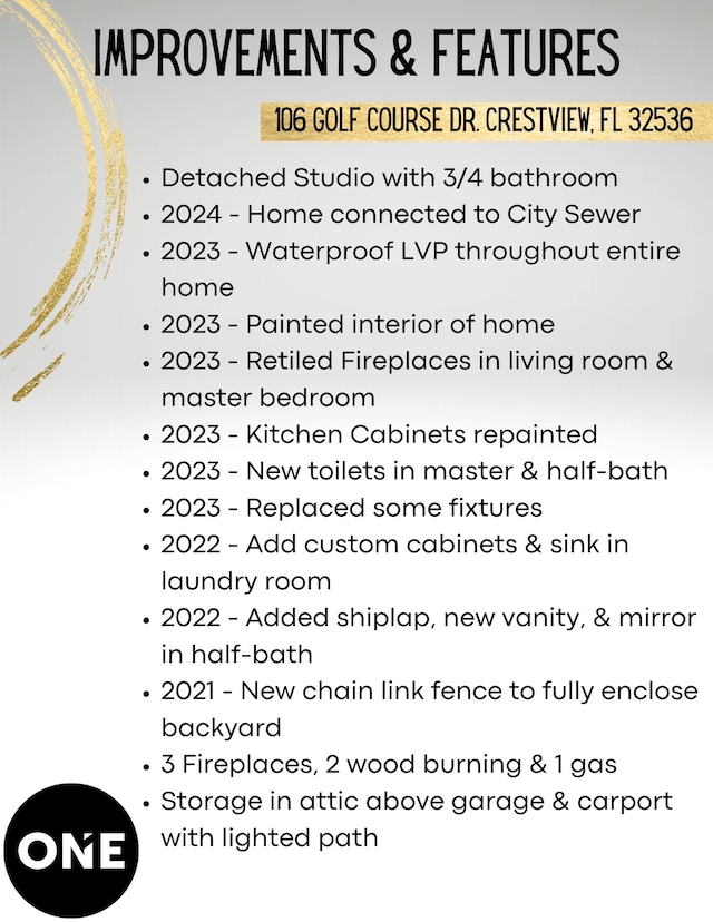 106 Golf Course Dr, Crestview, FL 32536 - view of a document