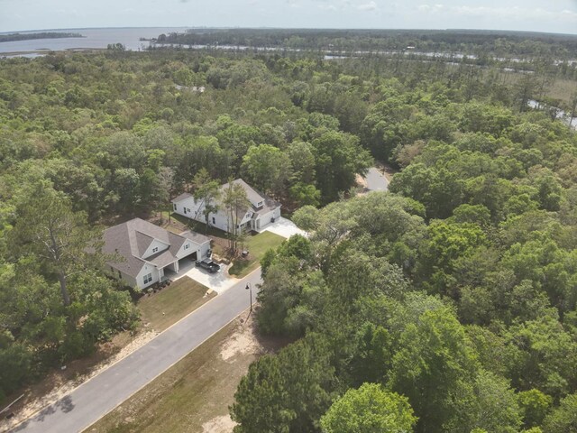 00000 S J Hunters Way Lot 21, Freeport, FL 32439 - drone / aerial view of a forest and a nearby body of water