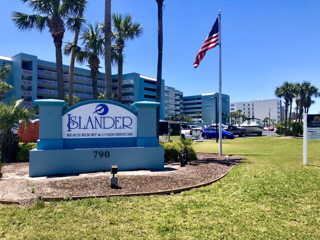 790 Santa Rosa Blvd Unit 304, Fort Walton Beach, FL 32548 - community sign featuring a yard