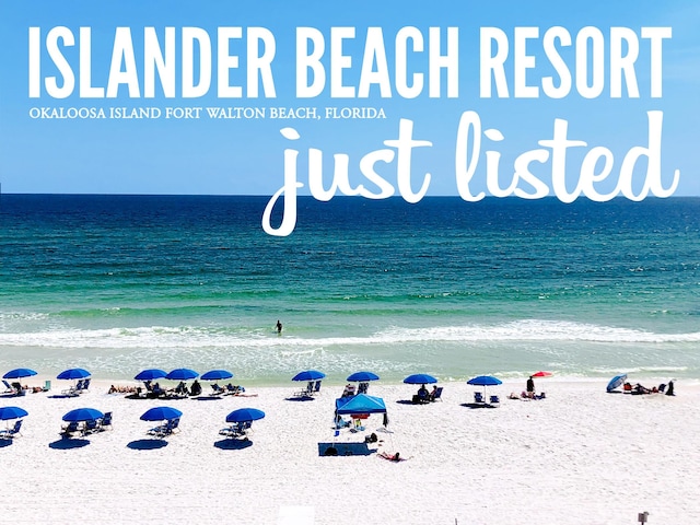 790 Santa Rosa Blvd Unit 304, Fort Walton Beach, FL 32548 - water view featuring a beach view