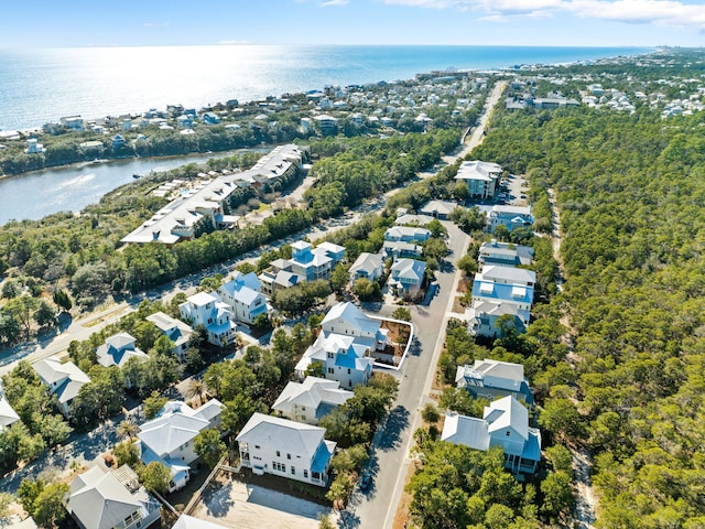 375 Morgans Trl, Santa Rosa Beach, FL 32459 - birds eye view of property featuring a residential view and a water view