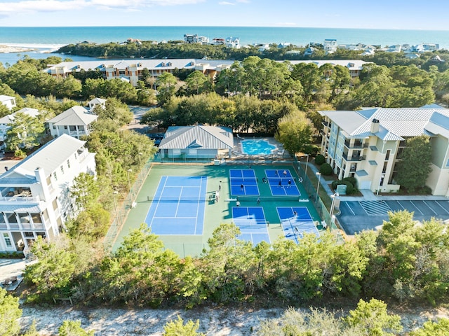 375 Morgans Trl, Santa Rosa Beach, FL 32459 - aerial view featuring a water view