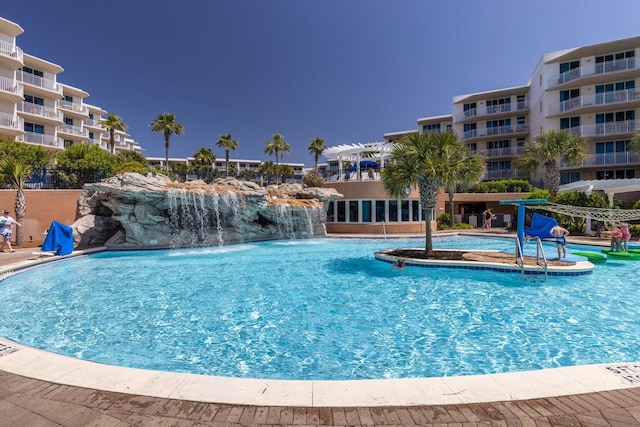view of pool