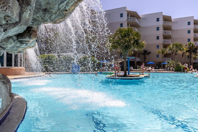 view of pool