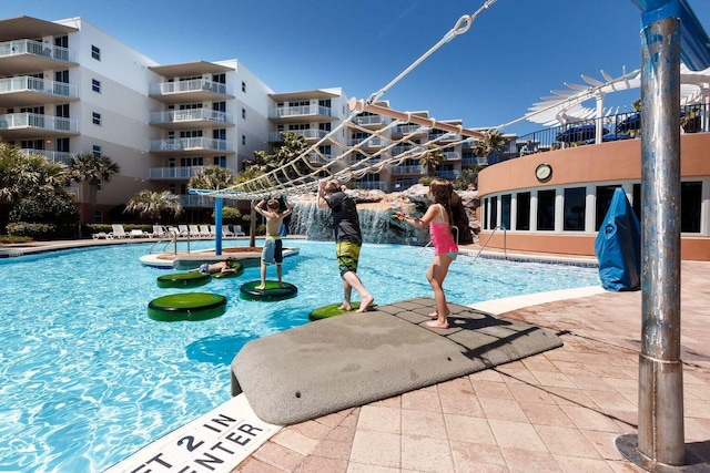 view of pool