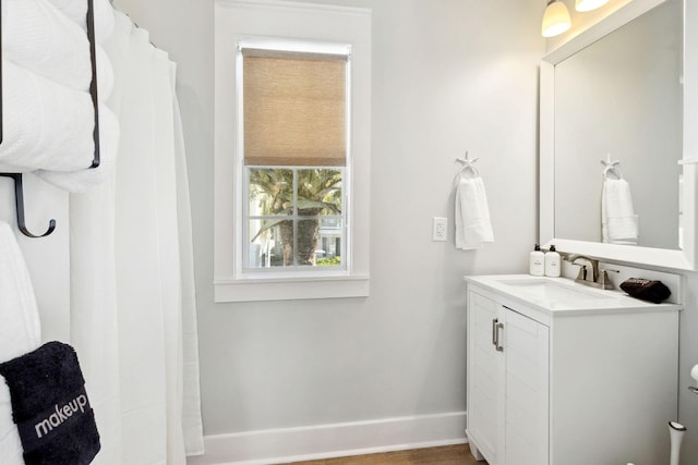 198 Somerset Bridge Rd Unit 120, Santa Rosa Beach, FL 32459 - full bathroom with vanity, toilet, and baseboards