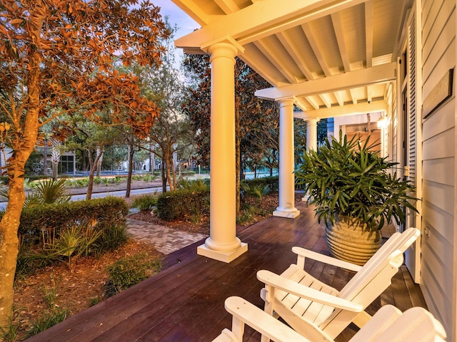 223 Western Lake Dr, Santa Rosa Beach, FL 32459 - view of patio / terrace with covered porch
