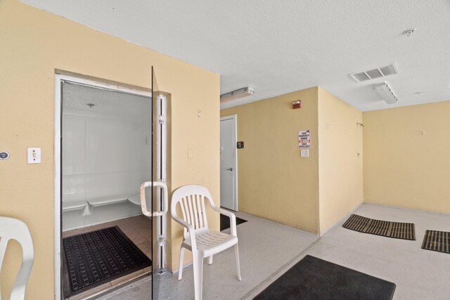 doorway to property featuring visible vents