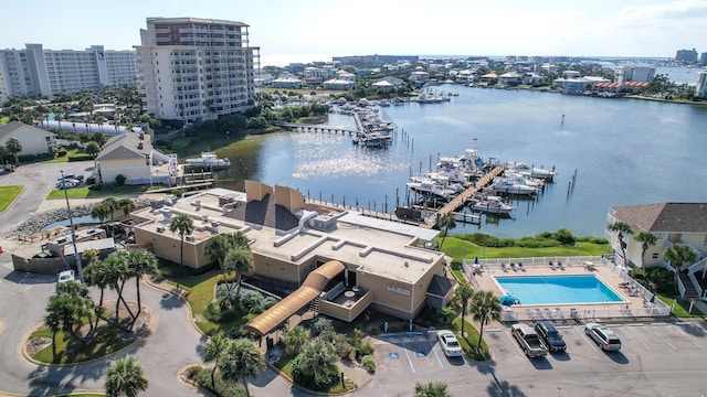 775 Gulf Shore Dr Unit 8108, Destin, FL 32541 - drone / aerial view with a city view and a water view