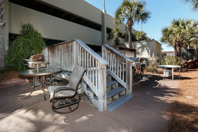 exterior space with a patio