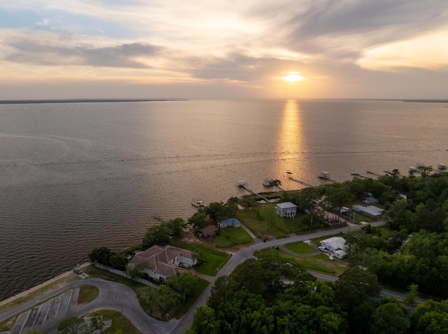 2894 Bay Grove Rd, Freeport, FL 32439 - aerial view at dusk of a water view