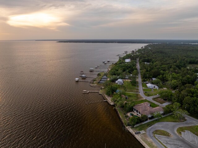 2894 Bay Grove Rd, Freeport, FL 32439 - aerial view at dusk of a water view
