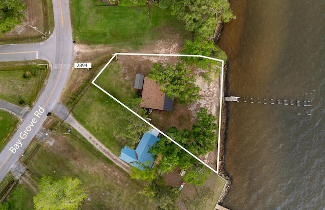2894 Bay Grove Rd, Freeport, FL 32439 - aerial view of property and surrounding area with property parcel outlined