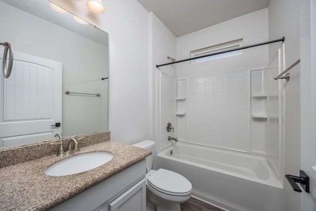 367 Brighton Cv, Freeport, FL 32439 - bathroom with shower / washtub combination, toilet, and vanity