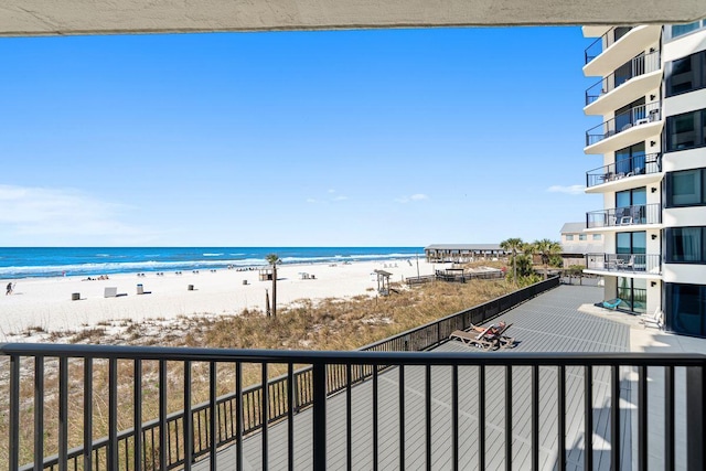 9850 S Thomas Dr Unit 205W, Panama City Beach, FL 32408 - property view of water with a view of the beach